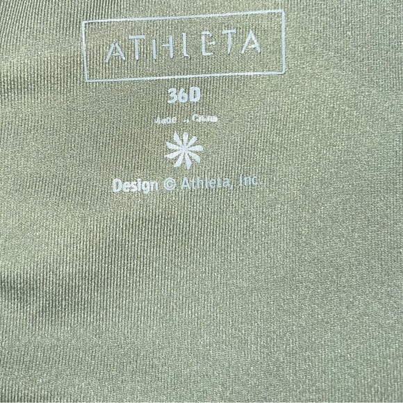 *Athleta- Olive green tank top - Picture 5 of 6